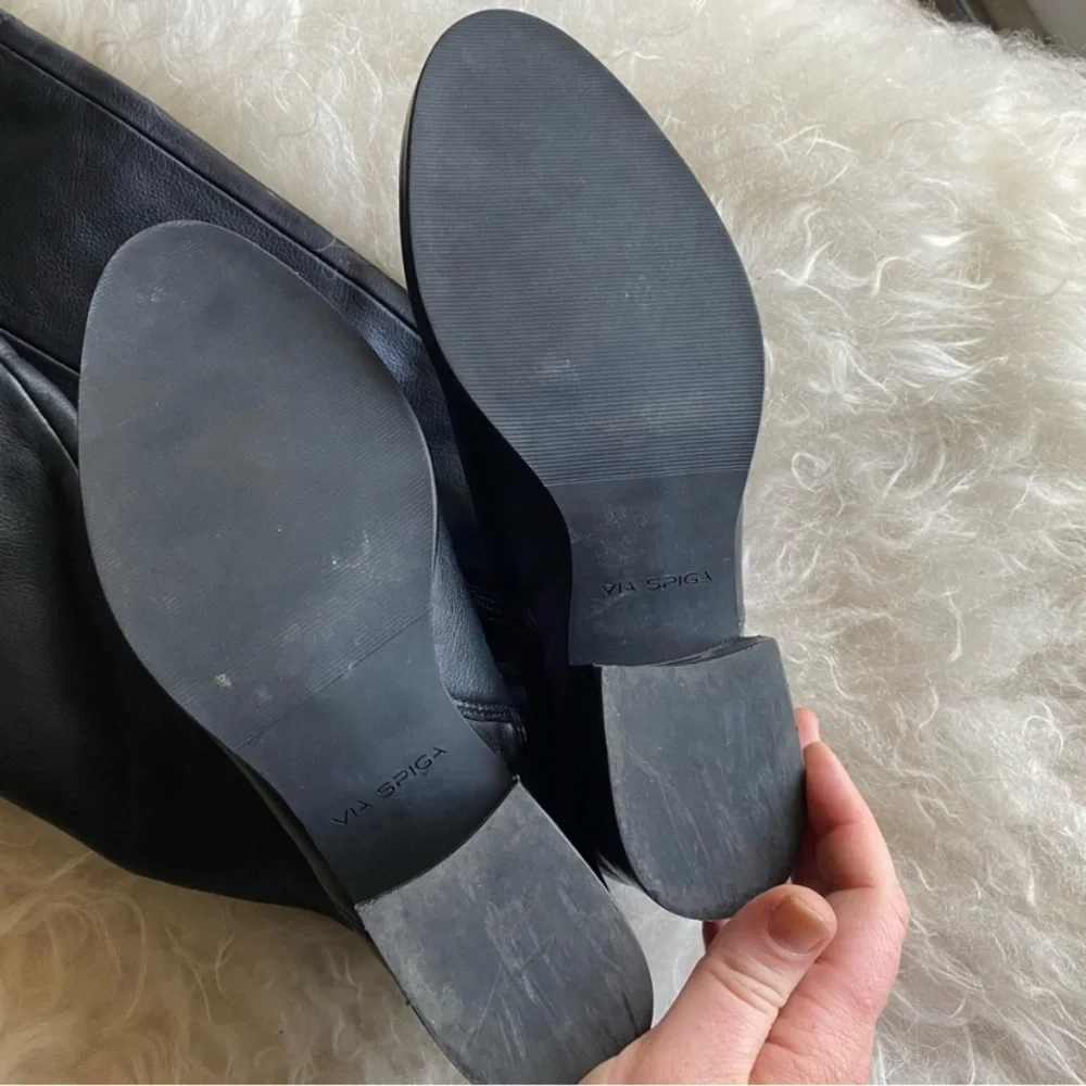 Via Spiga Leather Boots